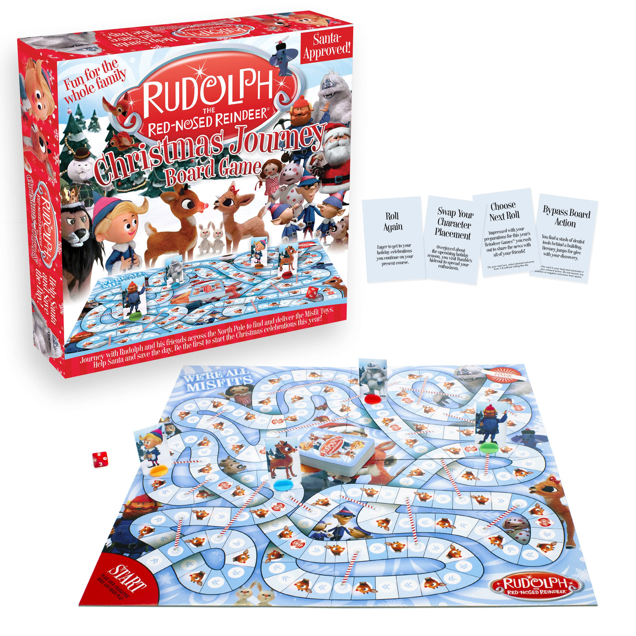 Rudolph Board Game – 3 PC PPK