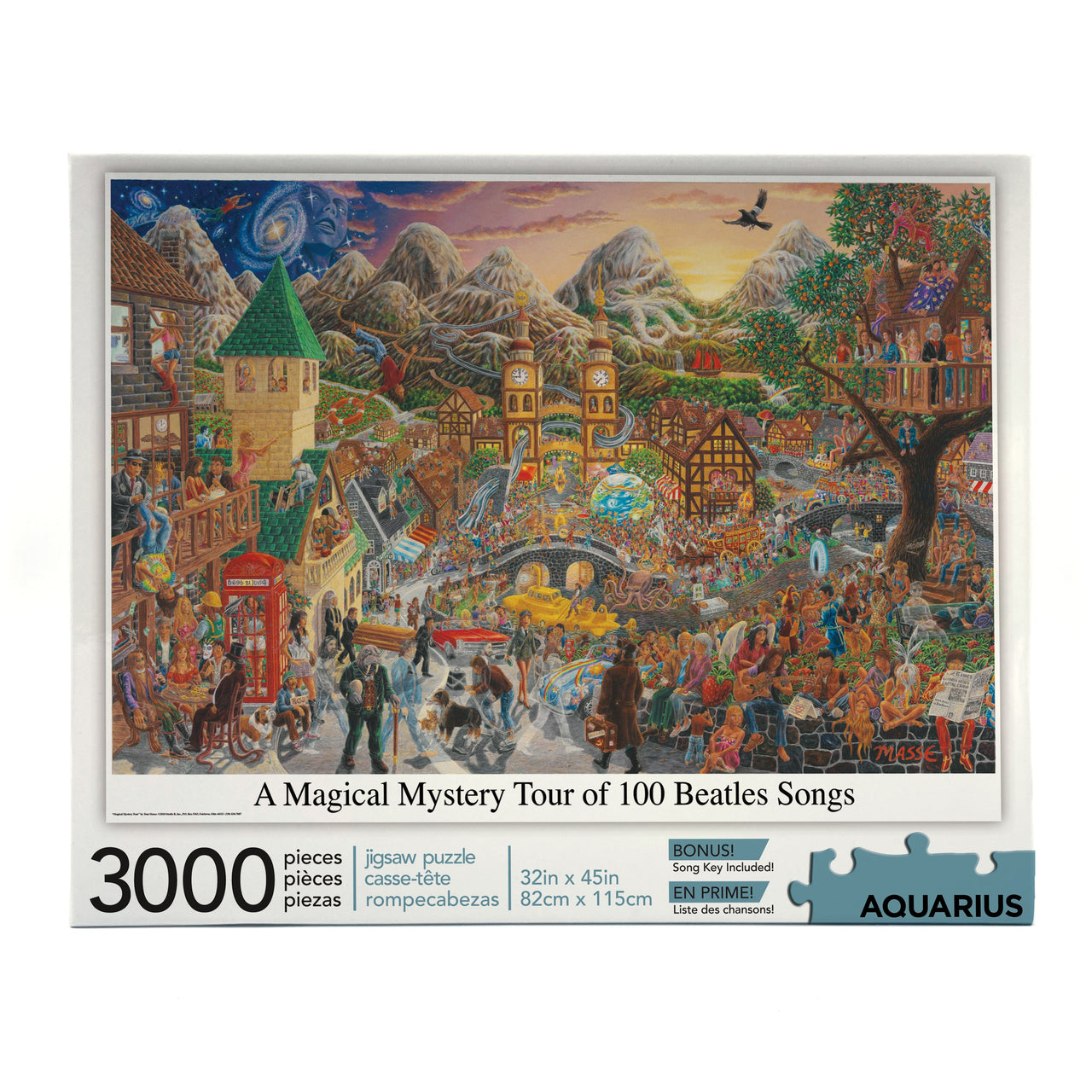 Magical Mystery Tour 3000 Piece Jigsaw Puzzle – 3 PC PPK