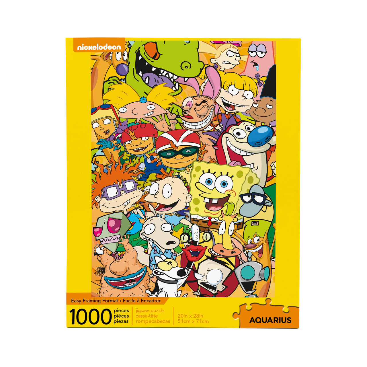 Nickelodeon Cast 1000 Piece Jigsaw Puzzle – 3 PC PPK