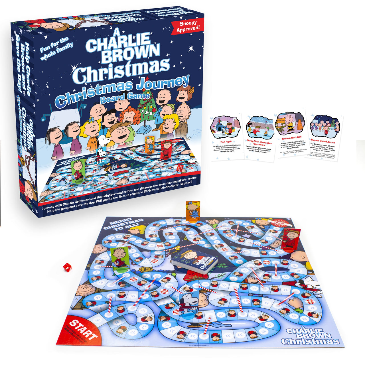 Peanuts Charlie Brown Christmas Board Game – 3 PC PPK