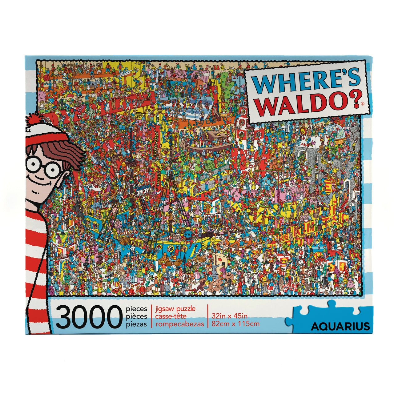 Where's Waldo 3000 Piece Jigsaw Puzzle – 3 PC PPK