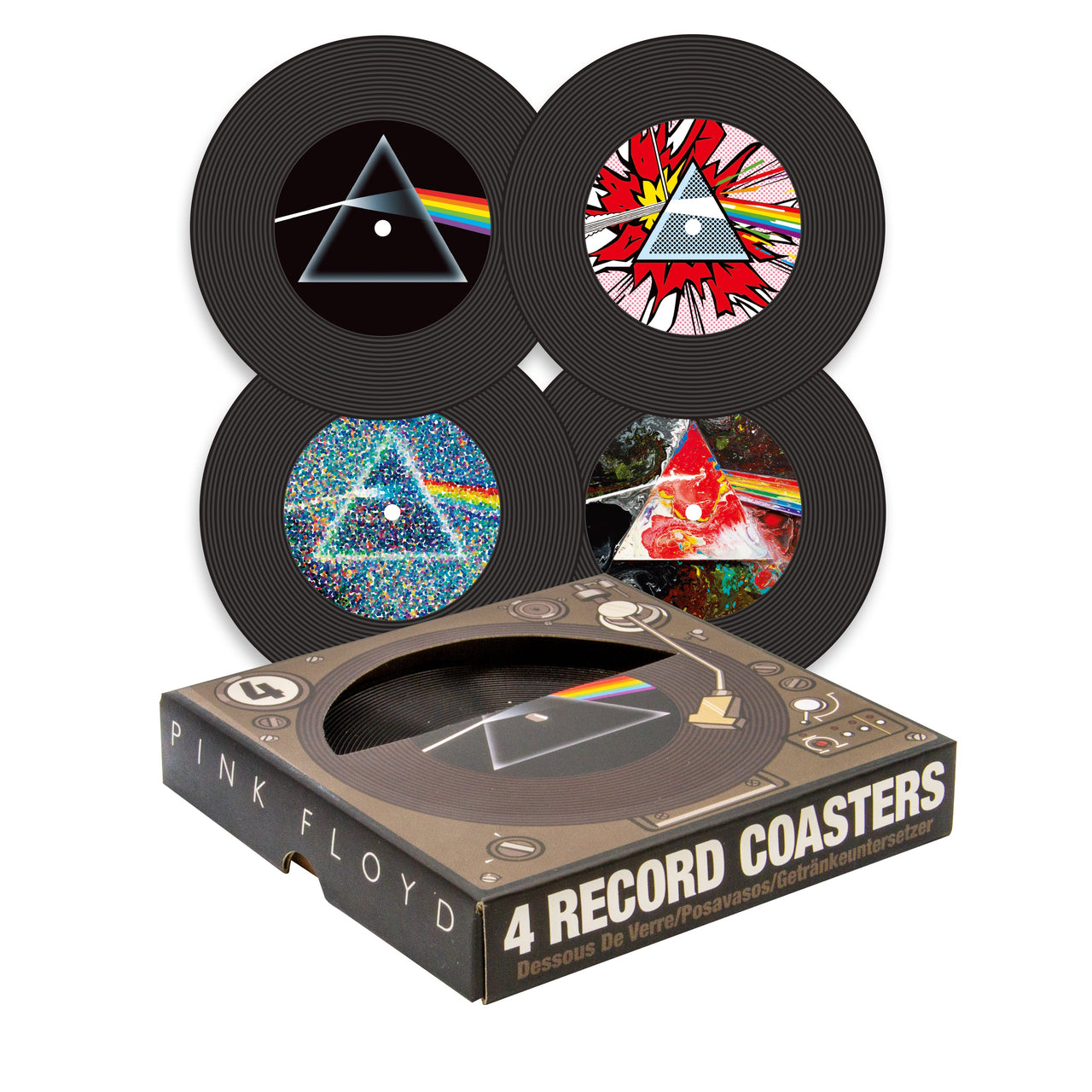 Pink Floyd Coasters Set – 6 PC PPK