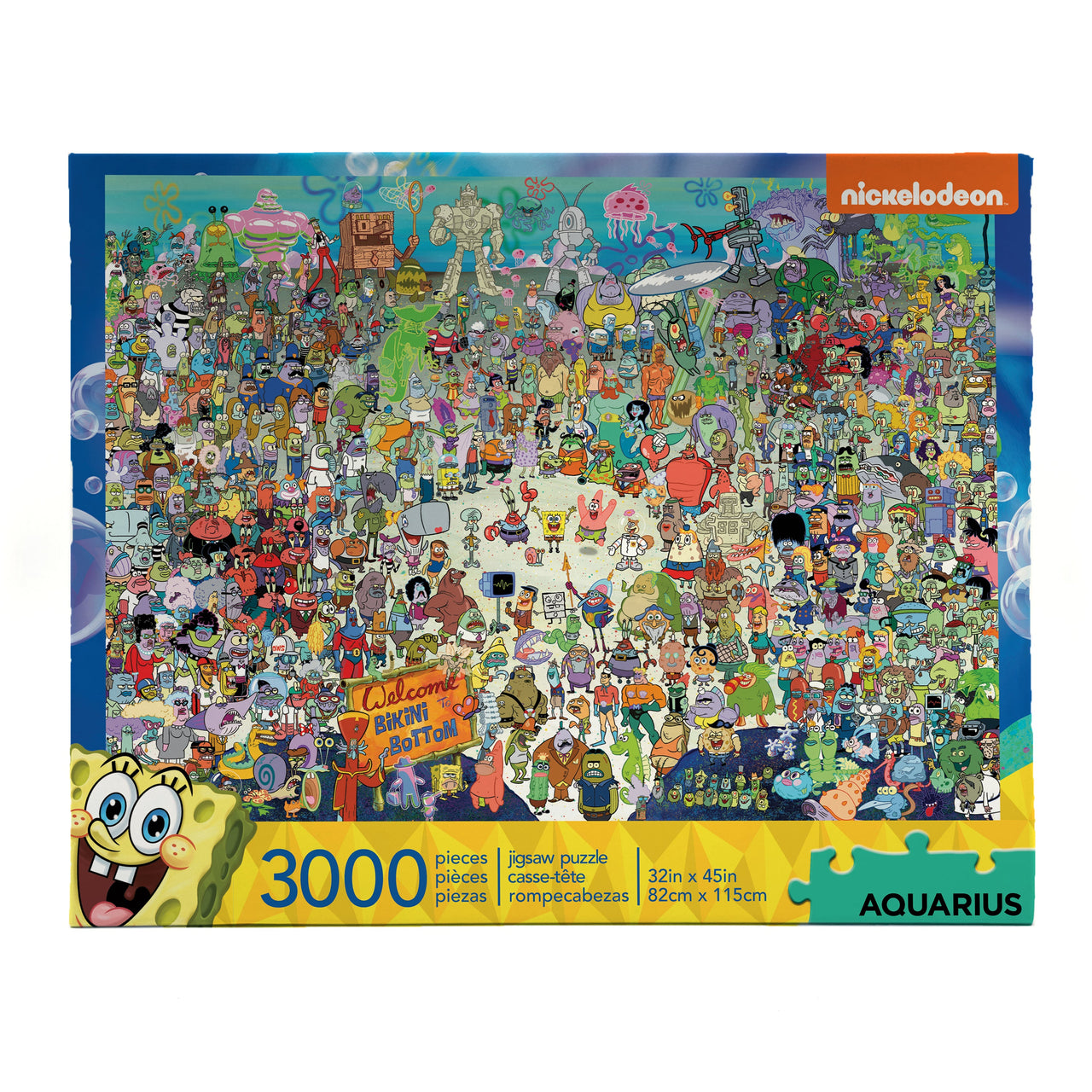 SpongeBob SquarePants 3000 Piece Jigsaw Puzzle – 3 PC PPK