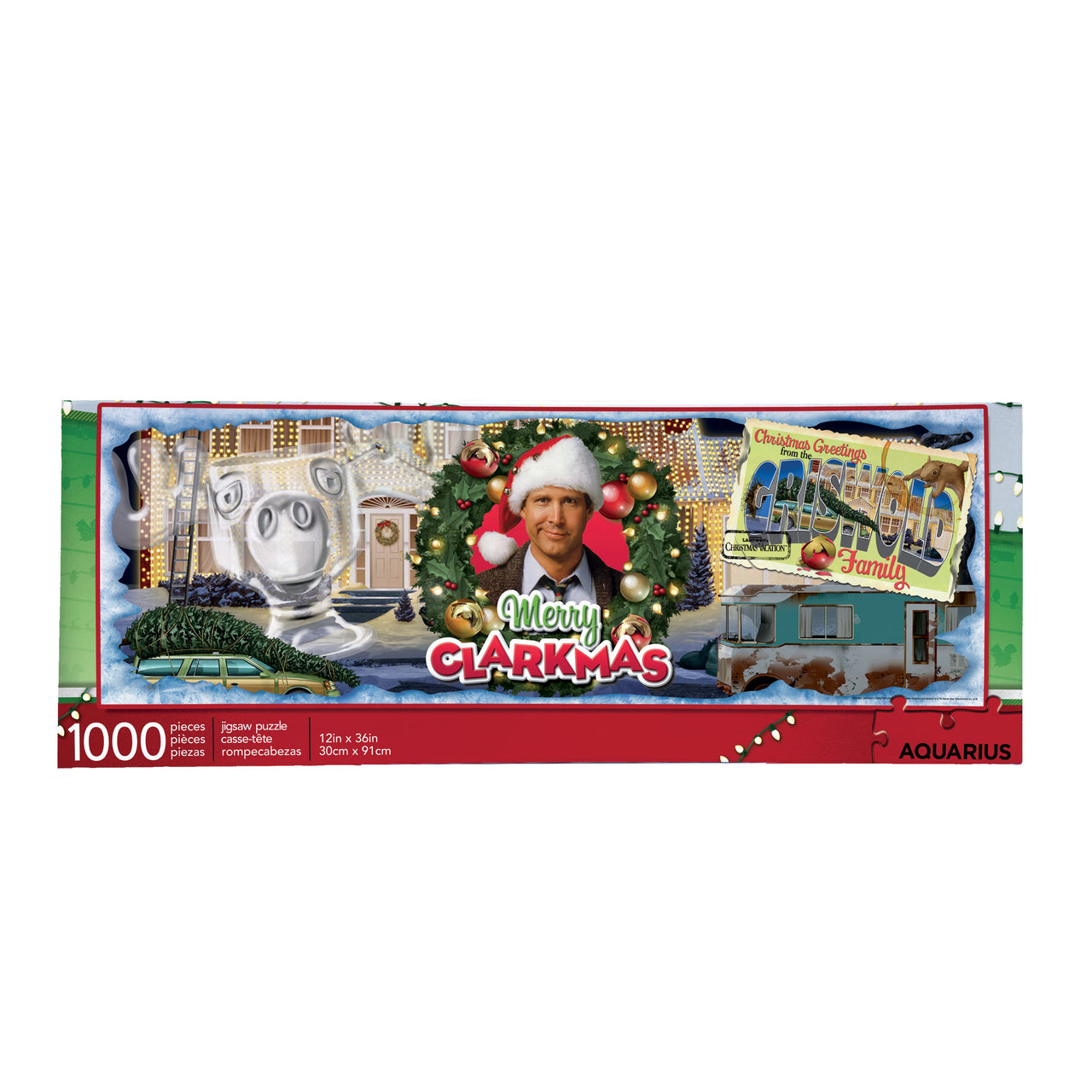 Christmas Vacation 1000 Piece Slim Jigsaw Puzzle – 3 PC PPK
