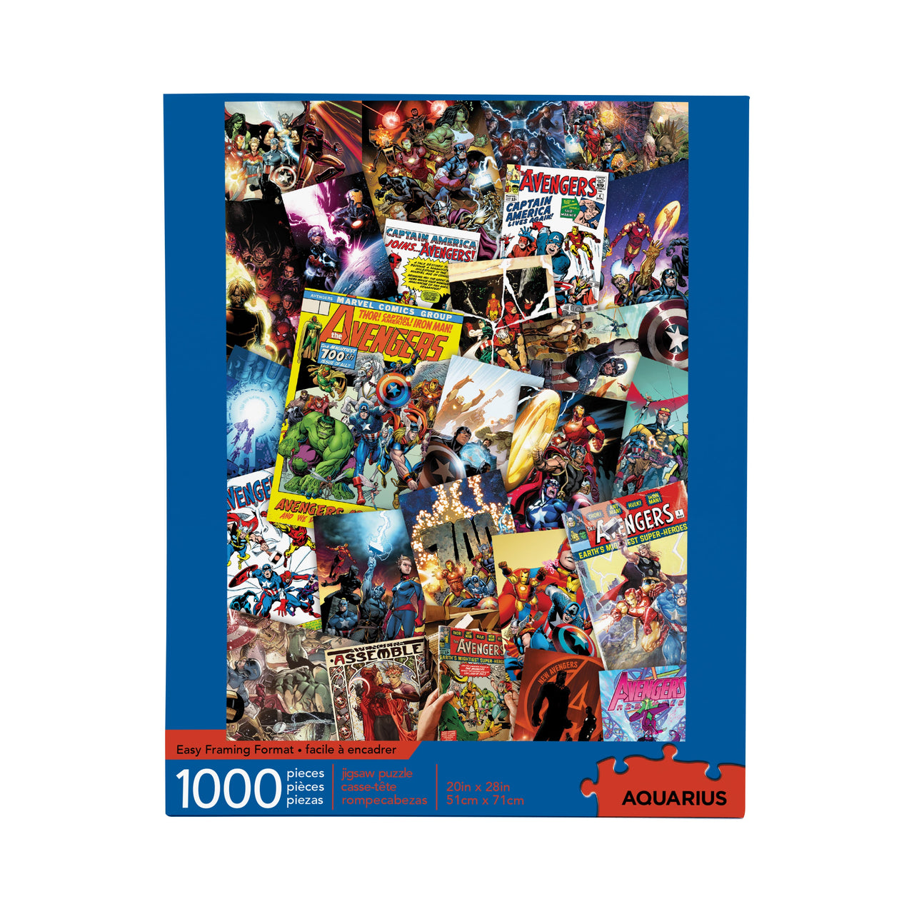 Marvel Avengers Collage 1000 Piece Jigsaw Puzzle – 3 PC PPK