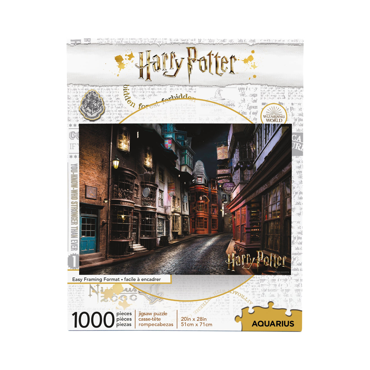 Harry Potter Diagon Alley 1000 Piece Jigsaw Puzzle – 3 PC PPK