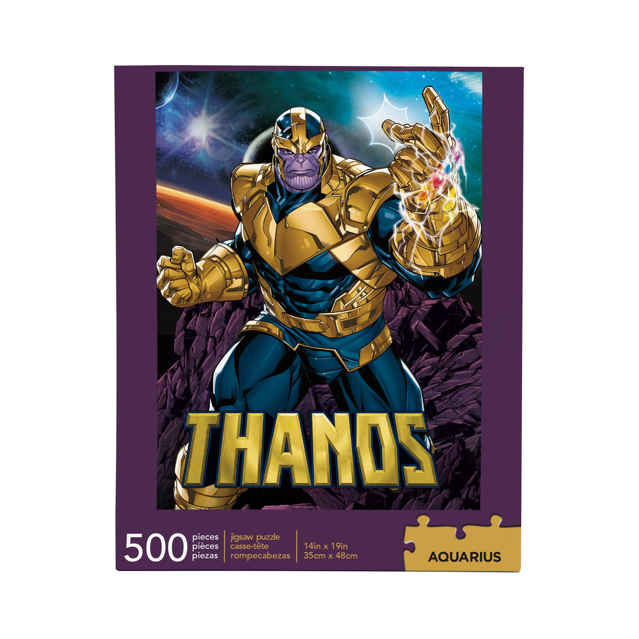 Marvel Thanos 500 Piece Jigsaw Puzzle – 3 PC PPK