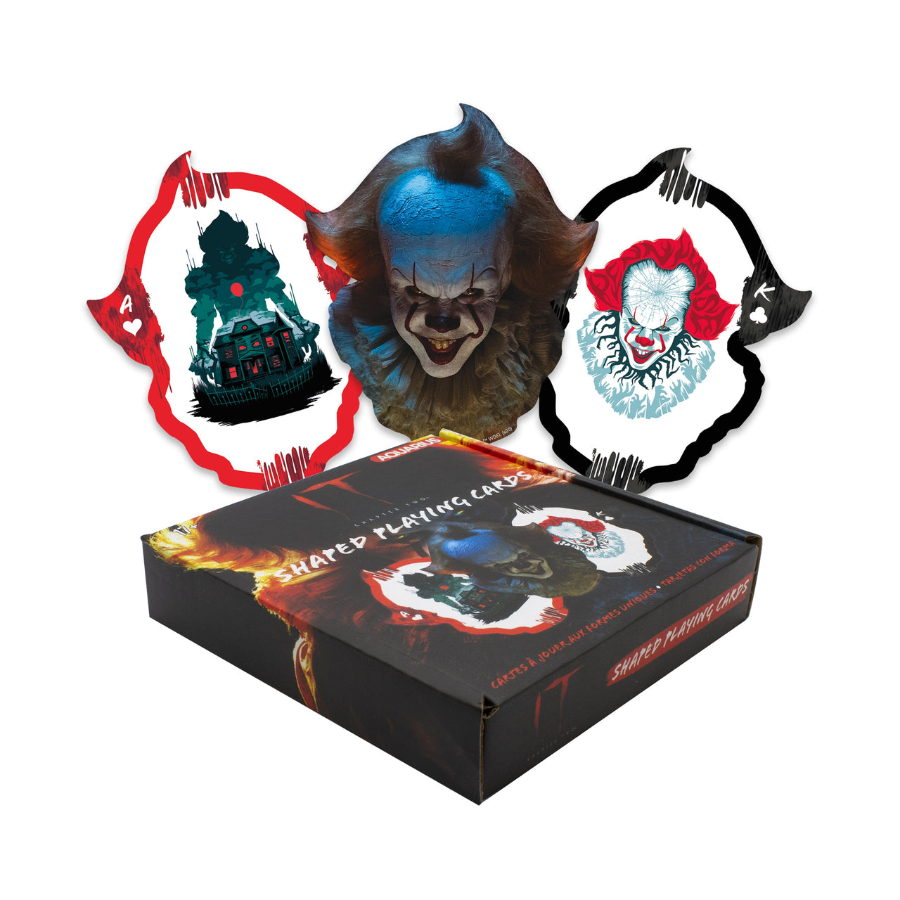 It Chapter 2 Shaped Playing Cards – 3 PC PPK
