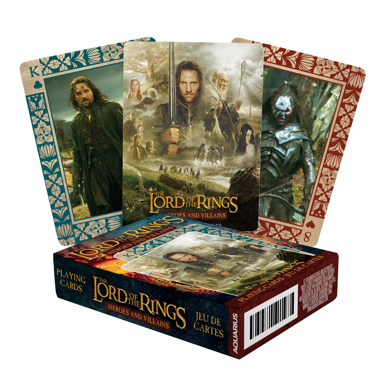 Lord of the Rings - Heroes & Villains Playing Cards – 6 PC PPK