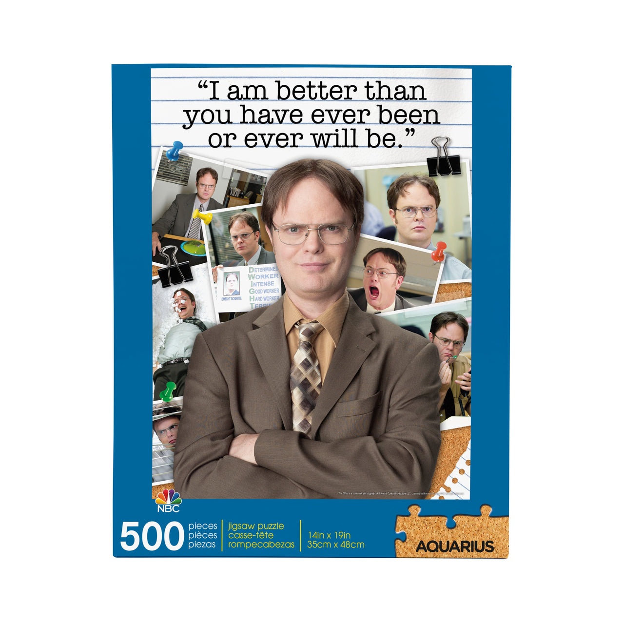 The Office Dwight Quote 500 Piece Jigsaw Puzzle – 3 PC PPK