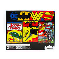 Thumbnail for DC Comics 3 x 500 Piece Jigsaw Puzzle Set – 3 PC PPK
