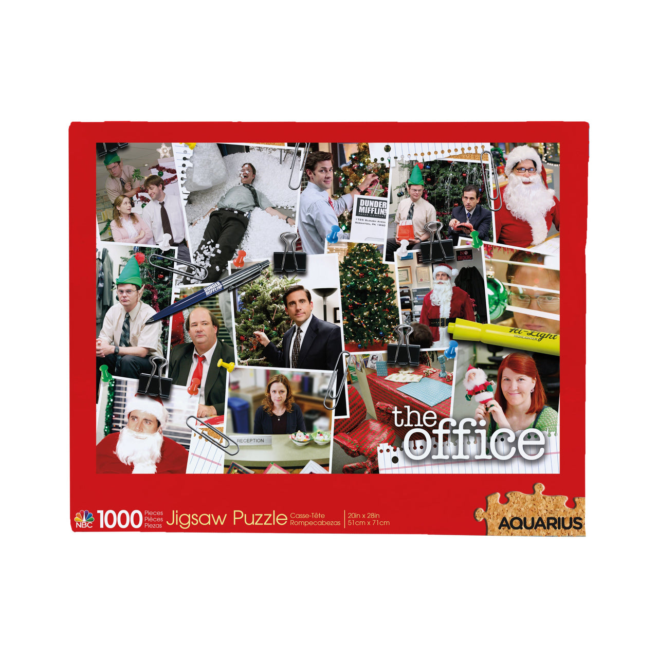 The Office Christmas 1000 Piece Jigsaw Puzzle  – 3 PC PPK