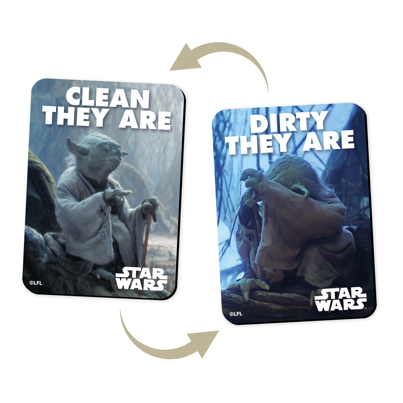 Star Wars Yoda Dishwasher Magnet – 6 PC PPK