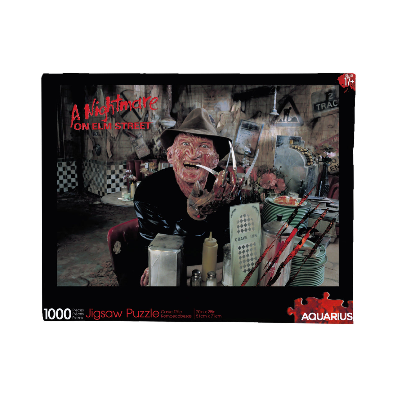 A Nightmare On Elm Street 1000 Piece Jigsaw Puzzle – 3 PC PPK