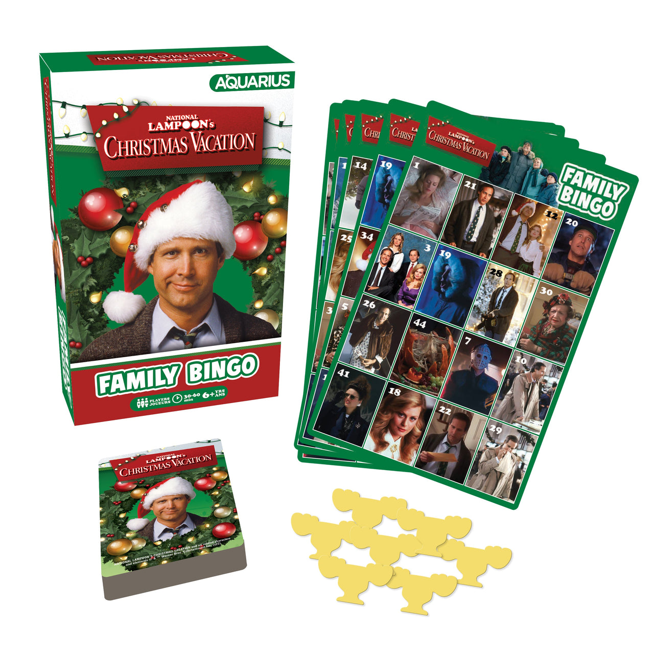 Christmas Vacation Family Bingo Game – 6 PC PPK