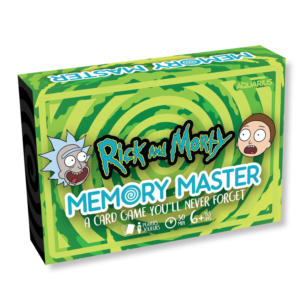 Rick & Morty Memory Master Card Game – 6 PC PPK