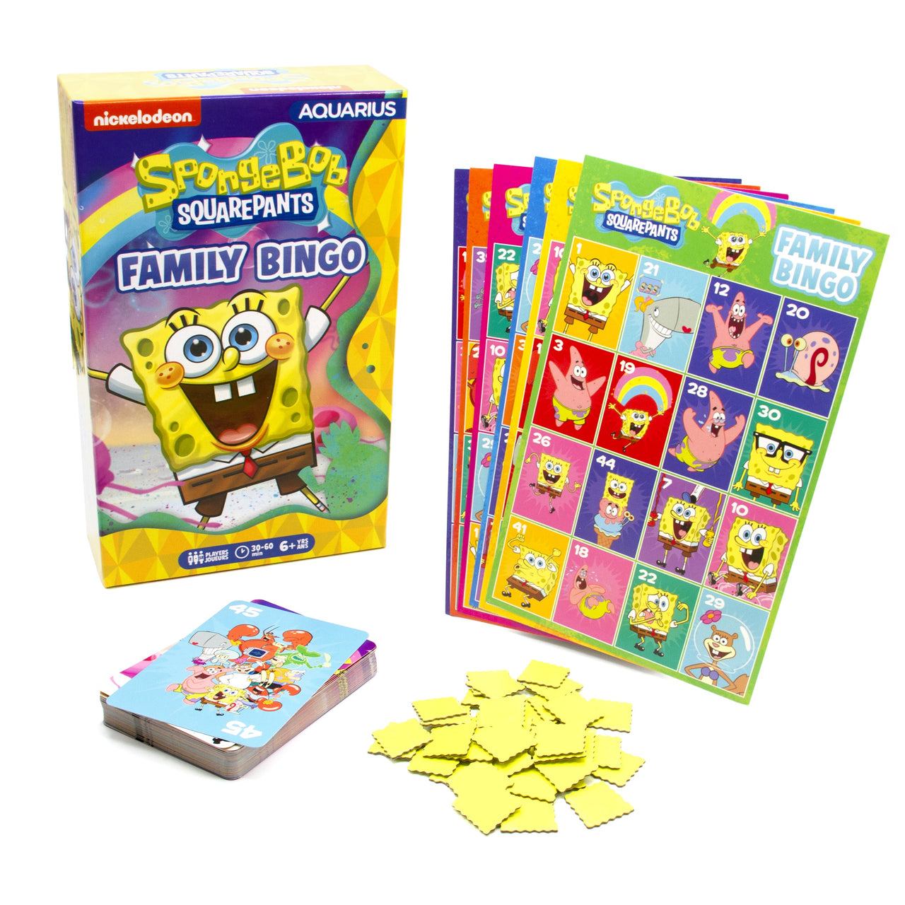 SpongeBob SquarePants Family Bingo Game – 6 PC PPK