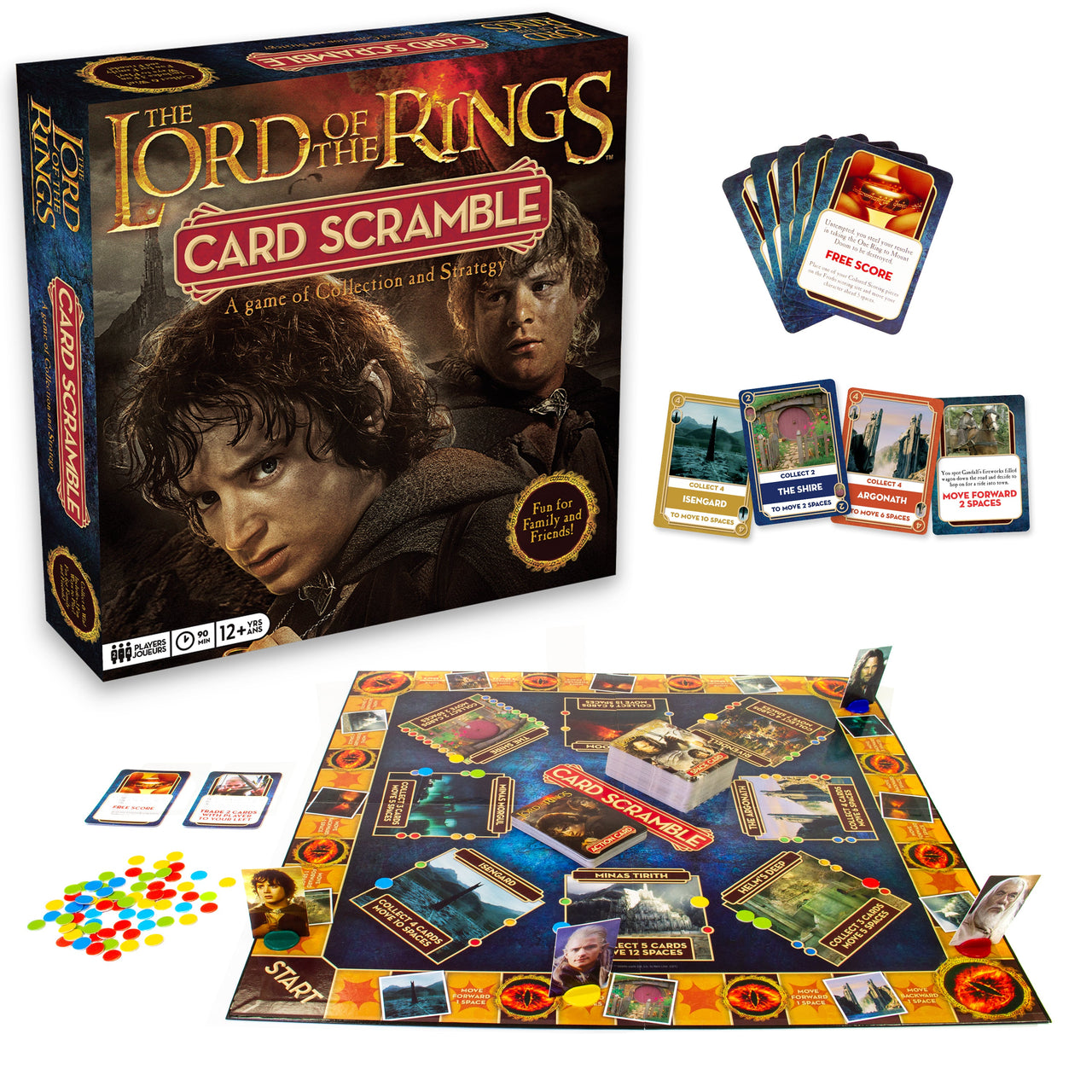 Lord of the Rings Card Scramble – 3 PC PPK