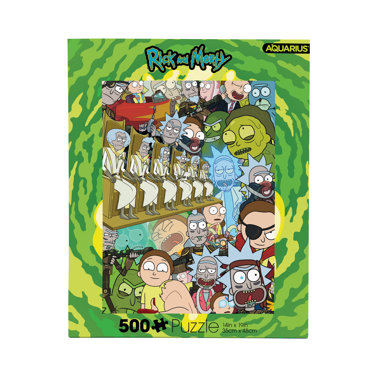Ricks & Morty 500 Piece Jigsaw Puzzle – 3 PC PPK