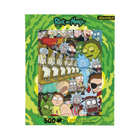 Thumbnail for Ricks & Morty 500 Piece Jigsaw Puzzle – 3 PC PPK