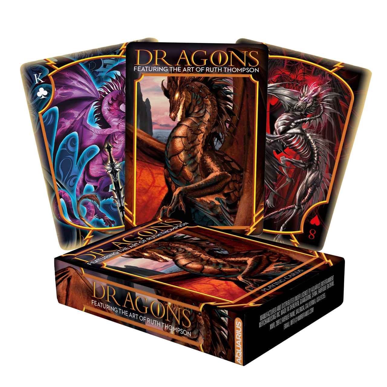 Ruth Thompson Dragons Playing Cards – 6 PC PPK