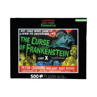 Thumbnail for Hammer - Frankenstein 500 Piece Jigsaw Puzzle – 3 PC PPK