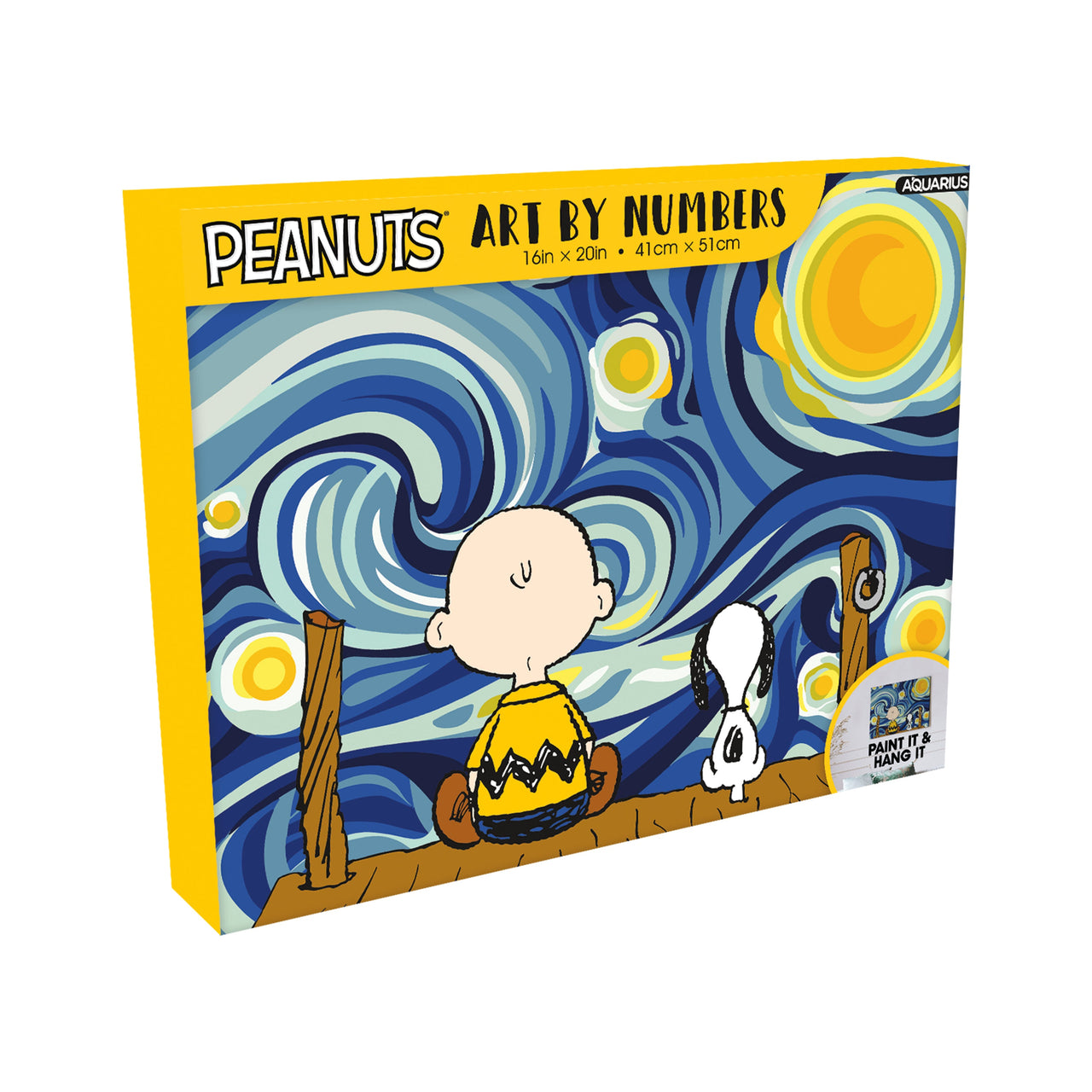 Peanuts Starry Night Art by Numbers – 3 PC PPK