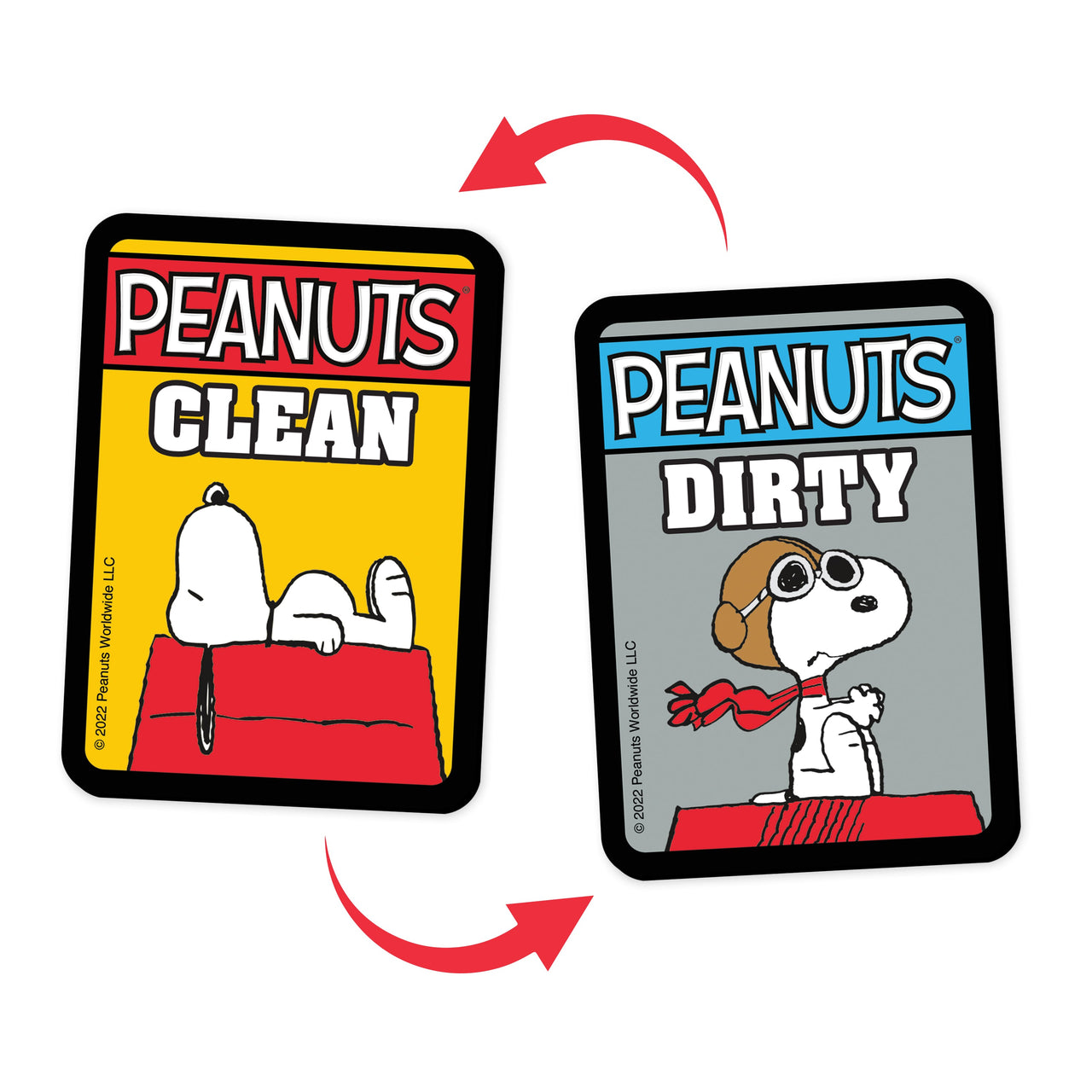 Peanuts Snoopy & Ace Dishwasher Magnet – 6 PC PPK