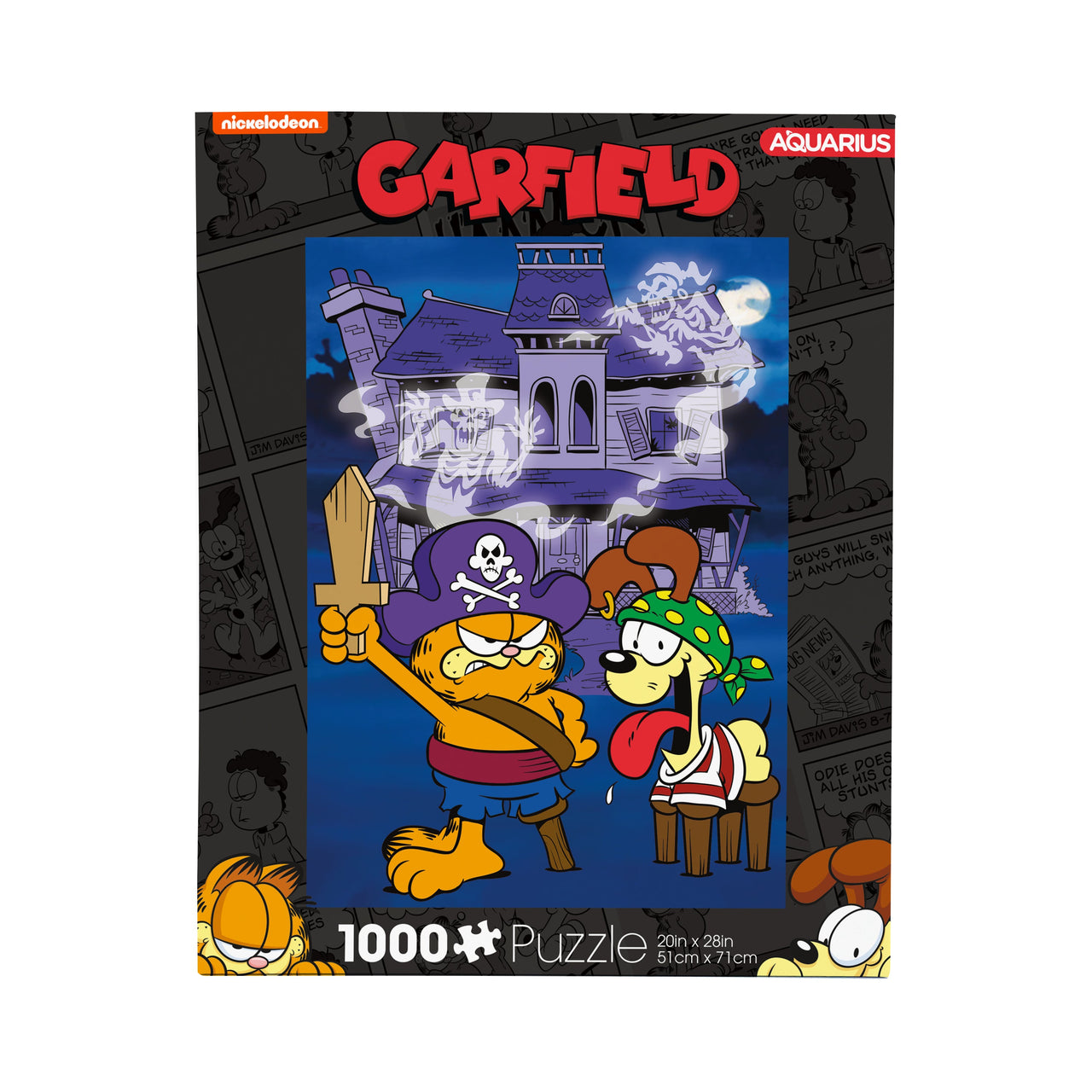 Garfield - Halloween 1000 Piece Jigsaw Puzzle – 3 PC PPK