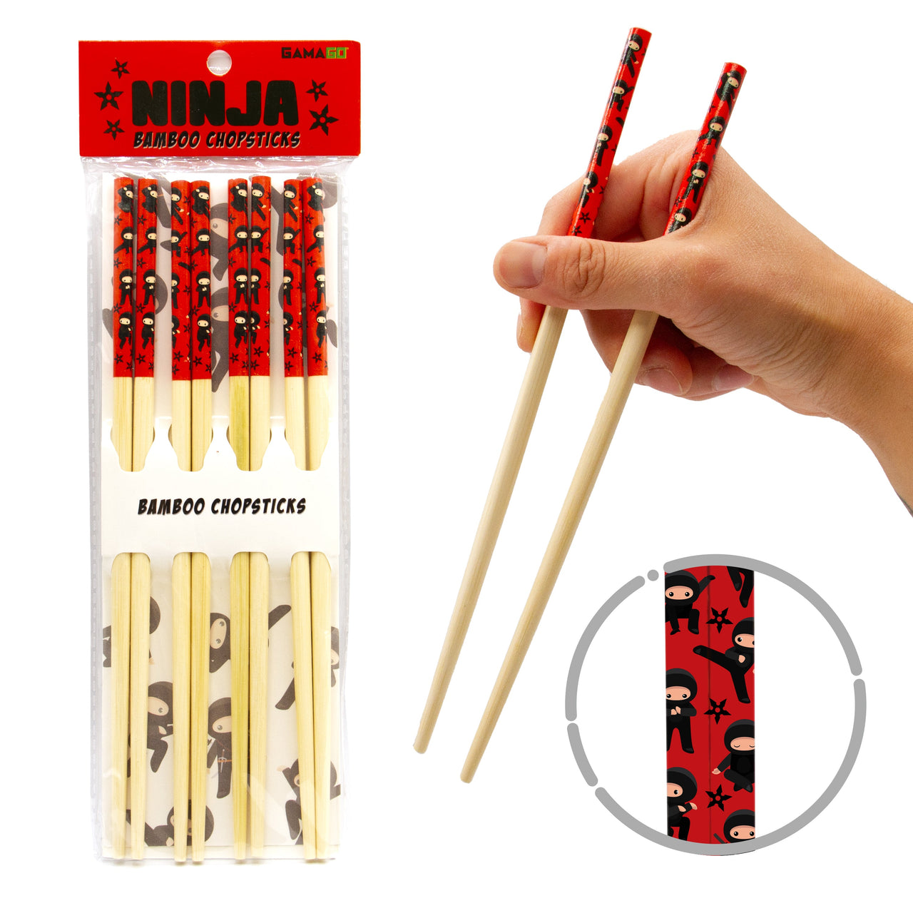 Ninja 2 Chopsticks – 12 PC PPK