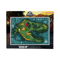 Thumbnail for Jurassic World Map 1000 Piece Jigsaw Puzzle – 3 PC PPK