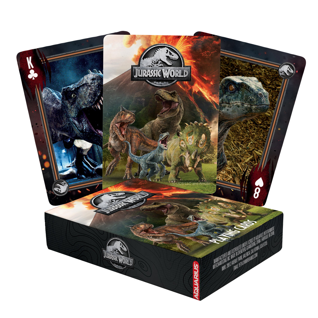 Jurassic World Playing Cards – 6 PC PPK
