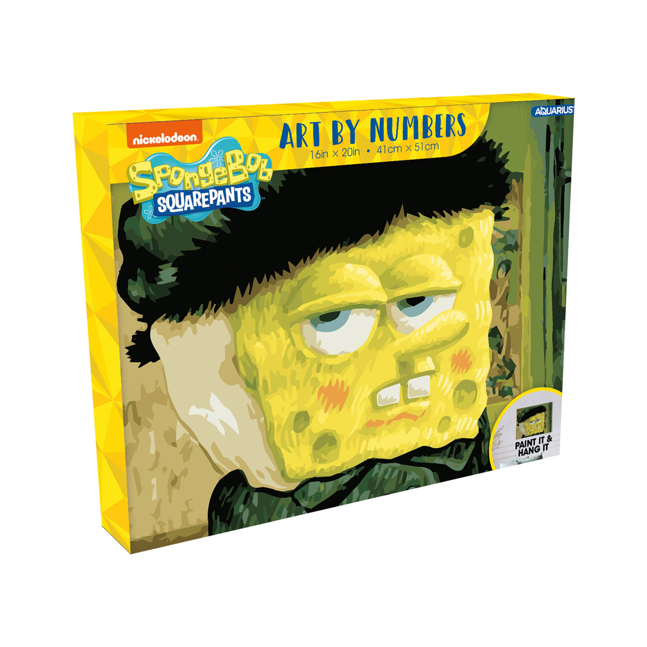 SpongeBob SquarePants Van Gogh Art by Numbers – 3 PC PPK