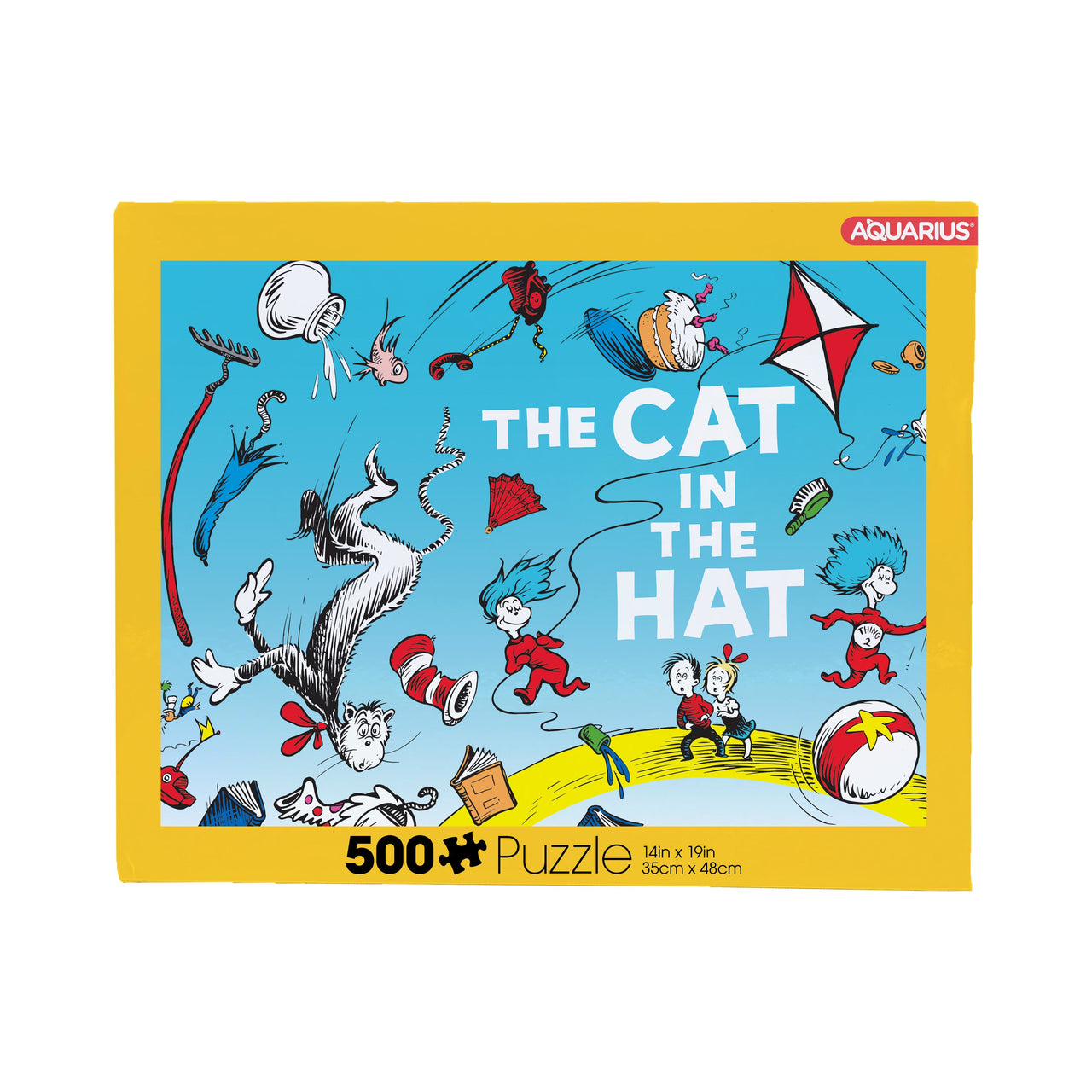 Cat in The Hat 500 Piece Jigsaw Puzzle – 3 PC PPK