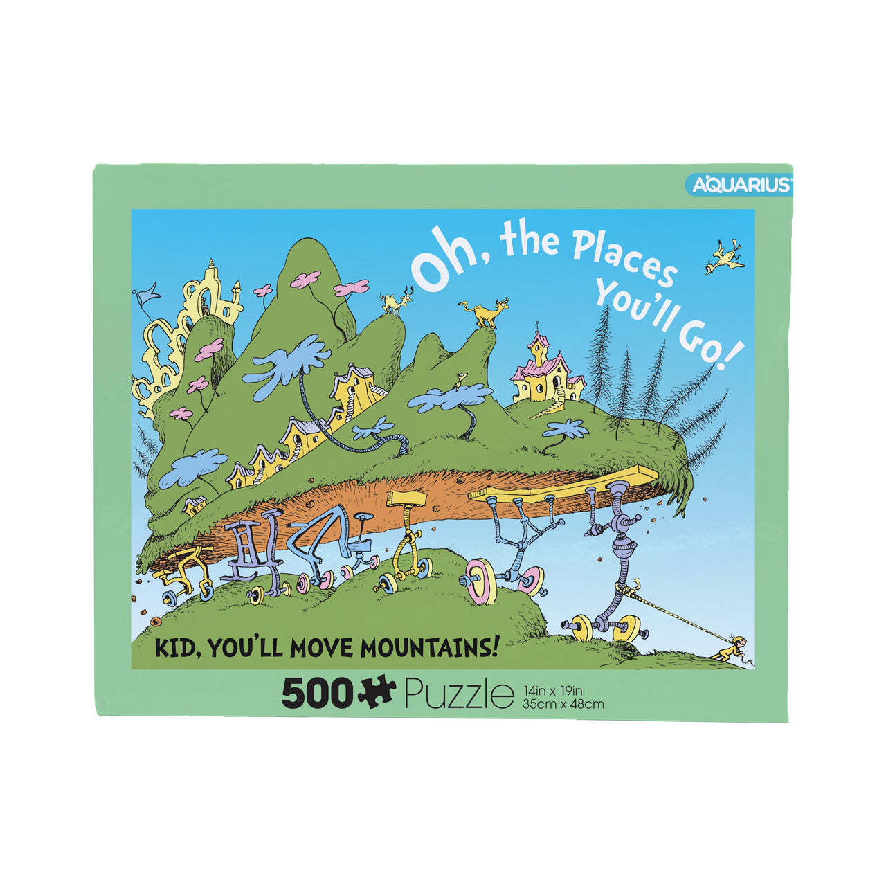 Oh, The Places You'll Go! 500 Piece Jigsaw Puzzle – 3 PC PPK