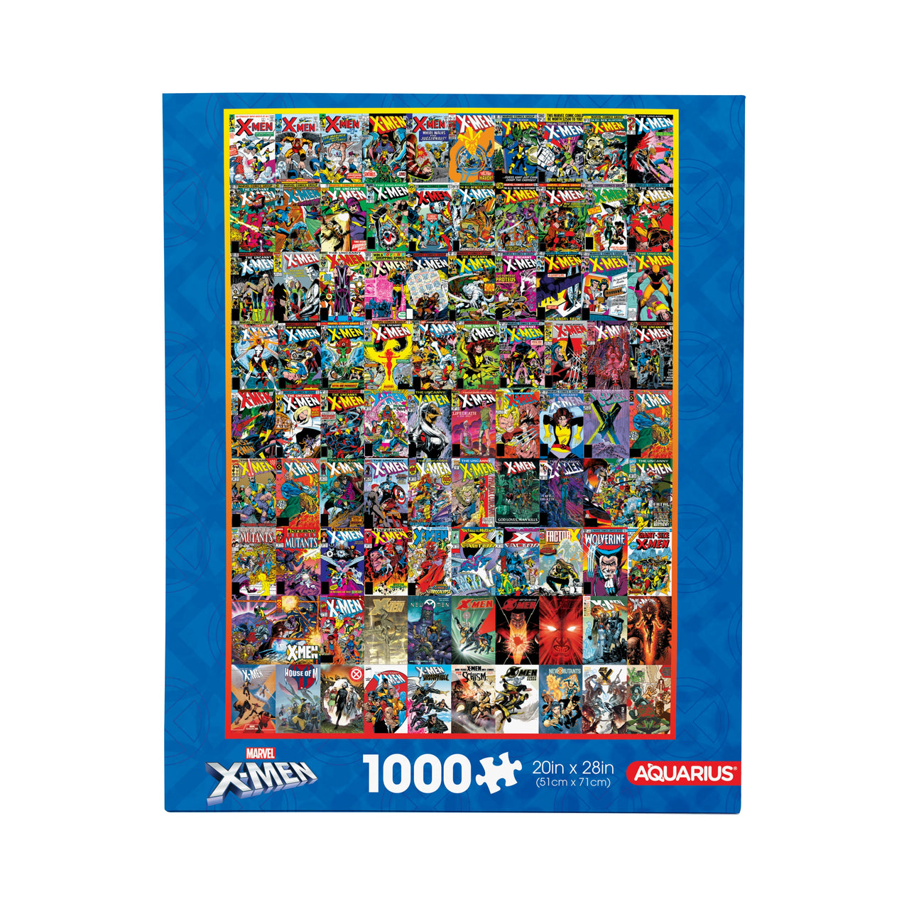 Marvel X-Men Covers 1000 Piece Jigsaw Puzzle – 3 PC PPK
