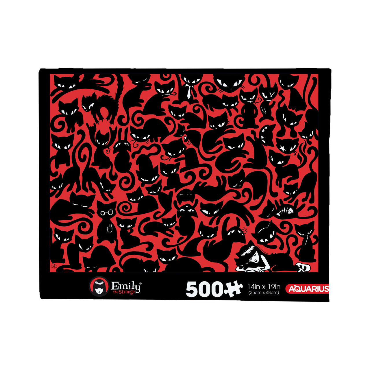 Emily the Strange 500 Piece Jigsaw Puzzle – 3 PC PPK