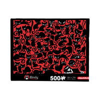 Thumbnail for Emily the Strange 500 Piece Jigsaw Puzzle – 3 PC PPK
