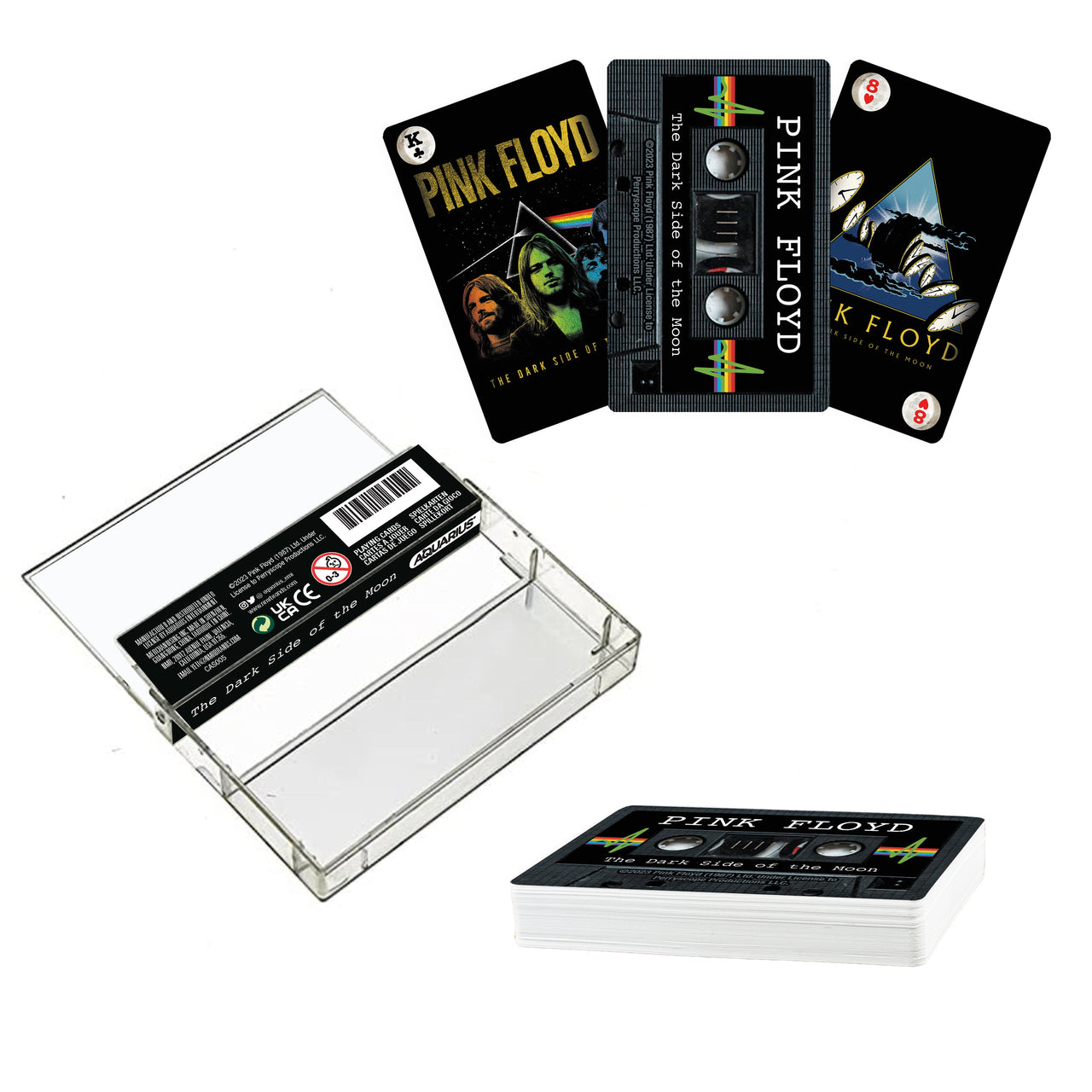 Pink Floyd Cassette Playing Cards – 12 PC PPK