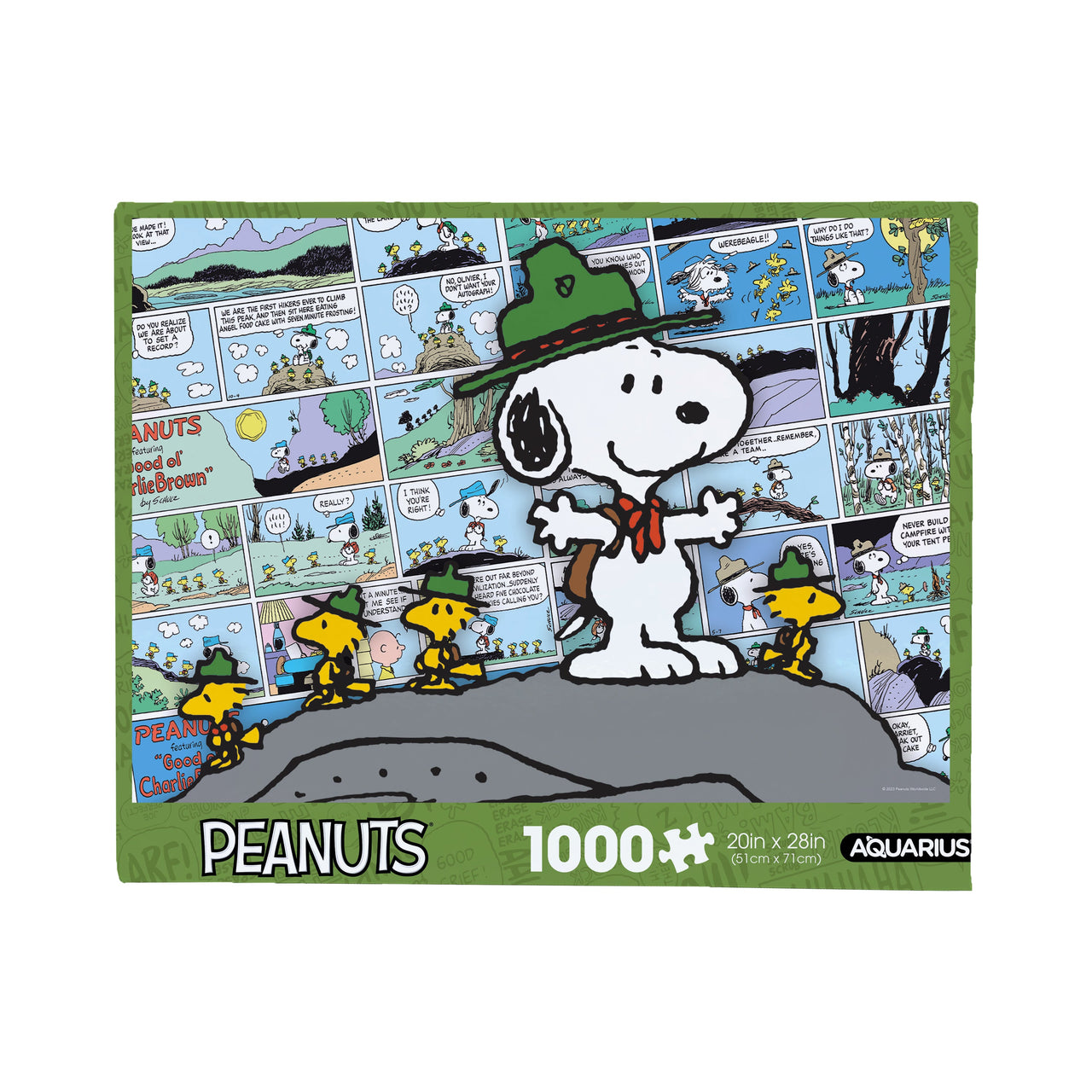 Peanuts Beagle Scouts - Comic 1000 Piece Jigsaw Puzzle – 3 PC PPK