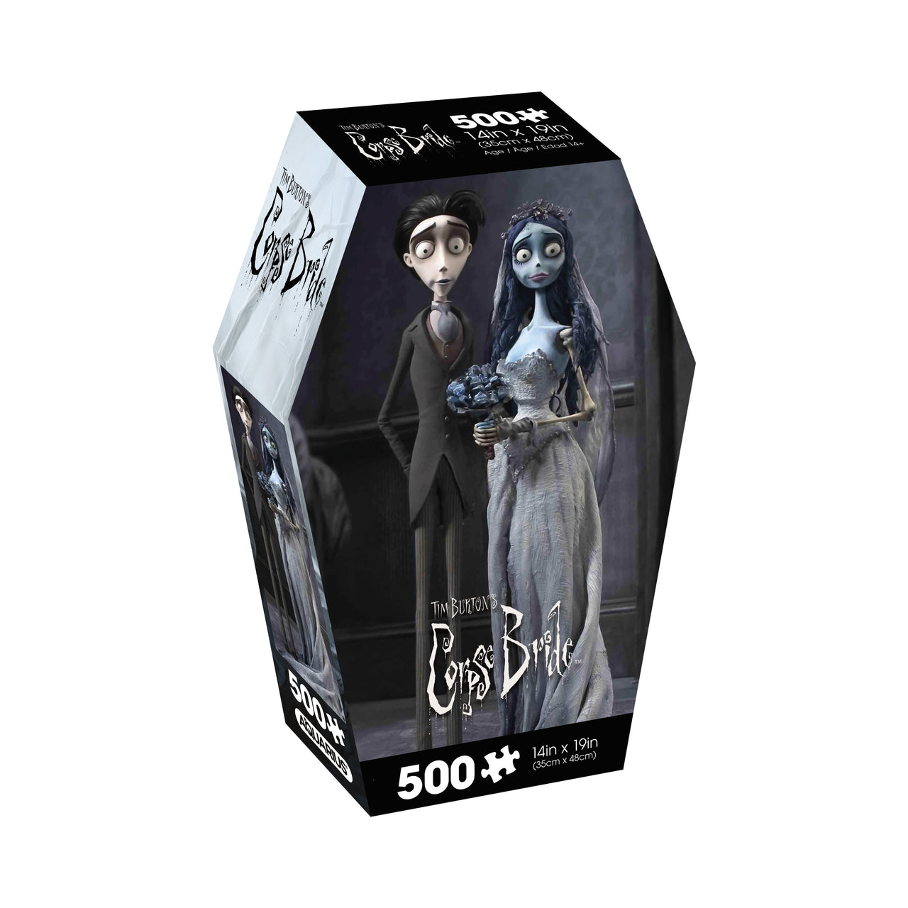 Corpse Bride Coffin Box 500 Piece Jigsaw Puzzle – 3 PC PPK