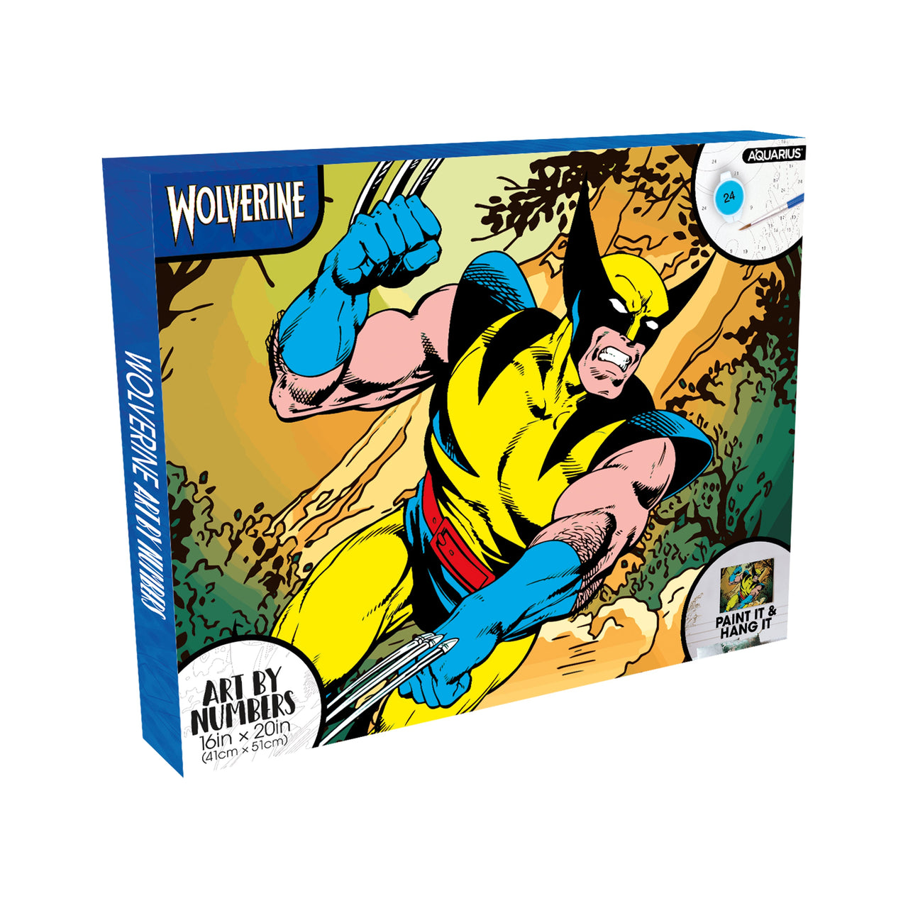 Marvel Wolverine Art By Numbers – 3 PC PPK
