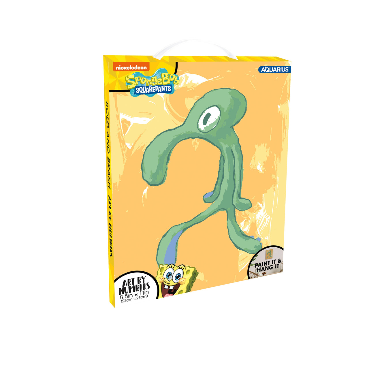 SpongeBob SquarePants - Bold & Brash - Mini Art by Numbers (8.5" x 11") – 3 PC PPK