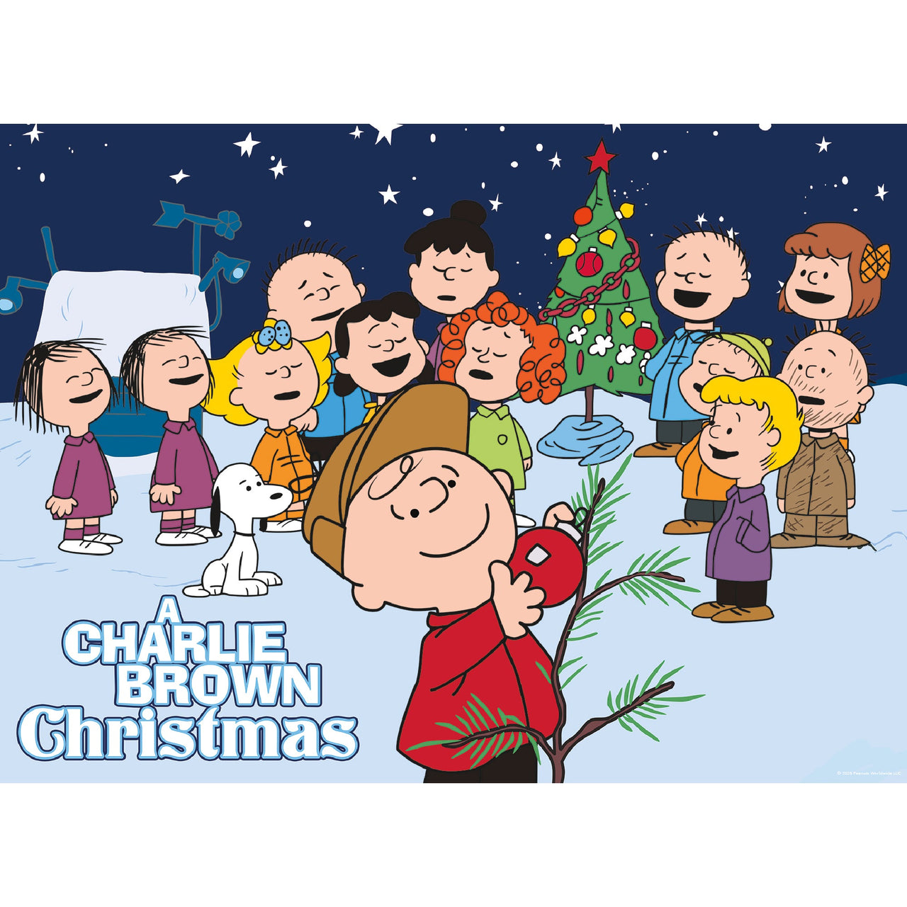 Peanuts Charlie Brown Christmas 1000 Piece Jigsaw Puzzle (8x8 Box) – 3 PC PPK ($9.55 each)