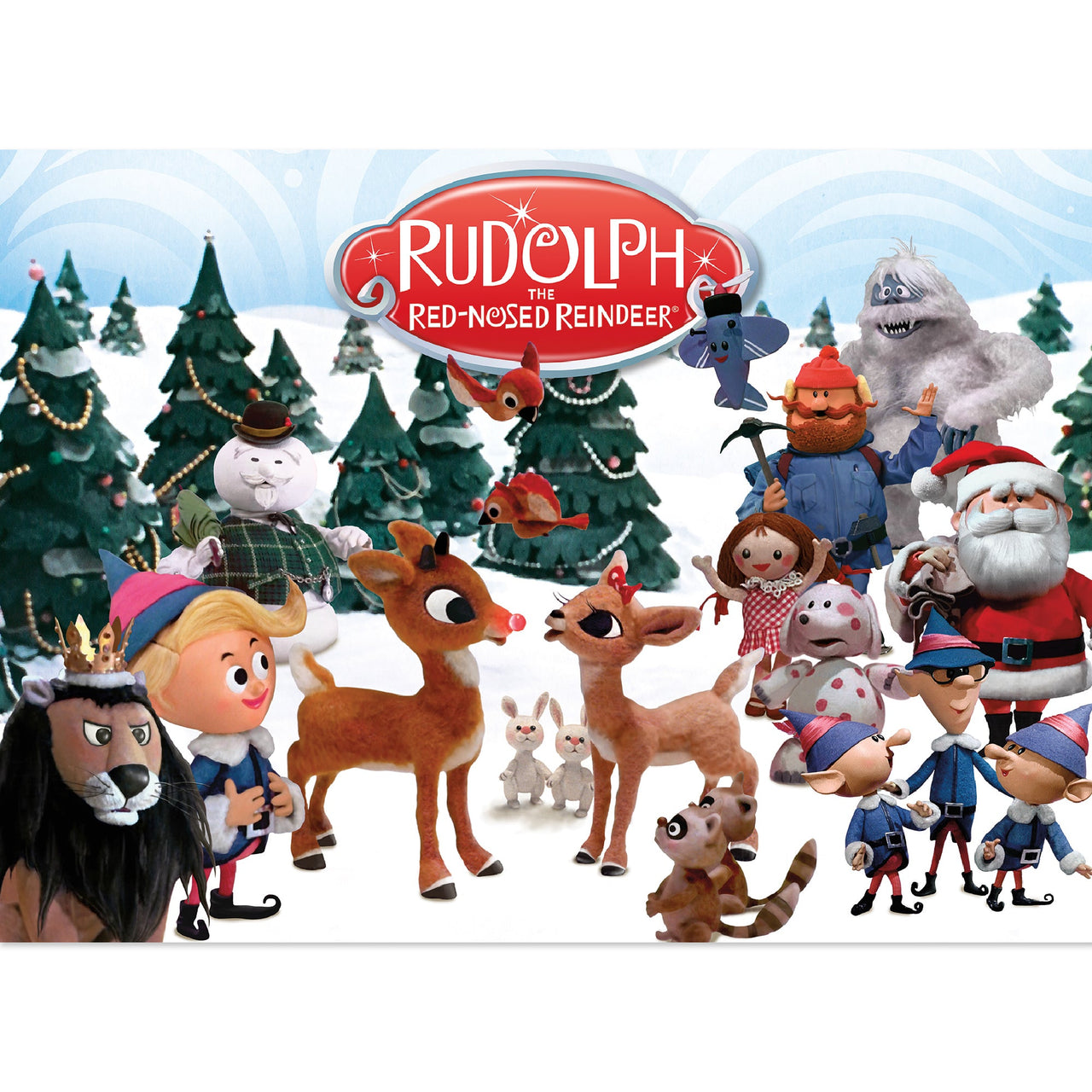 Rudolph 1000 Piece Jigsaw Puzzle (8x8 Box) – 3 PC PPK ($9.55 each)