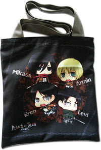 Thumbnail for ATTACK ON TITAN - EREN & LEVI & ARMIN & MIKASA SD BAG