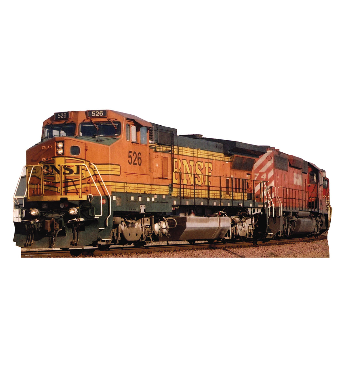 BNSF Train Cardboard Cutout