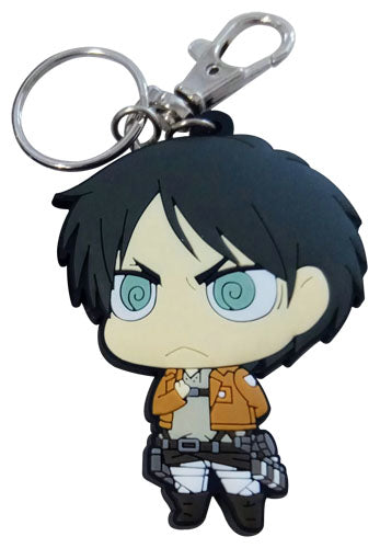 ATTACK ON TITAN - SD EREN DEDICATE STANCE PVC KEYCHAIN