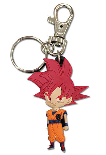 DRAGON BALL SUPER- DBS01_SD_SSGGOKU01 PVC KEYCHAIN