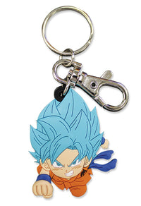 Thumbnail for DRAGON BALL SUPER- DBS02 SD SSGSSGOKU01 PVC KEYCHAIN